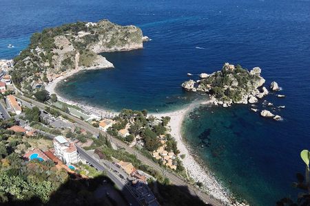Taormina and Castelmola tour from Messina harbour
