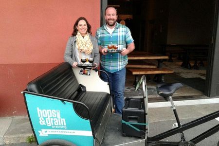 Private Austin Brewery Tour by Pedicab with All-Inclusive Beer Flight Option