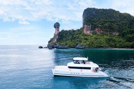 Luxury Sunset Cruise at Krabi's Coastlin with Power Catamaran
