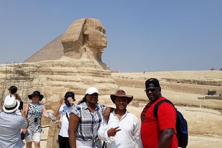 Airport Transfer + tour inside Giza pyramids, Sphinx and Valley temple
