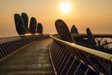 PRIVATE Half day to Golden Bridge Bana hill from Danang City