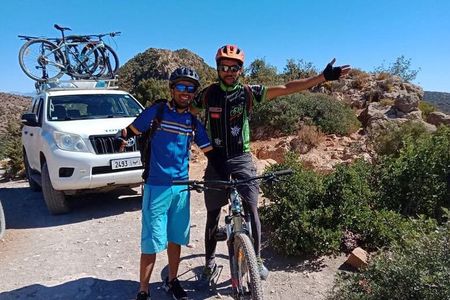 From Marrakech: Biking Day trip Atlas Mountain & Berber villages