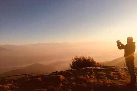 Chisapani To Nagarkot Panoramic View Trekking form Kathmandu Rim Valley, Nepal