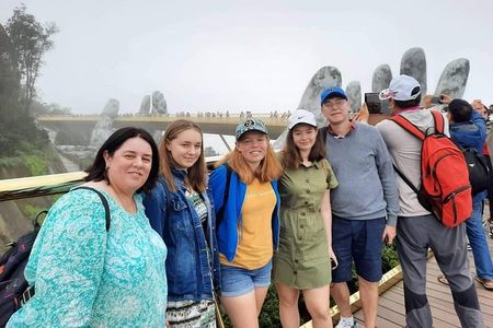 Cruiseship Trip to GOLDEN BRIDGE BA NA HILLS from CHAN MAY or TIEN SA Port