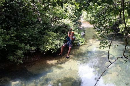 Jungle Zip-line Adventure from Belize City