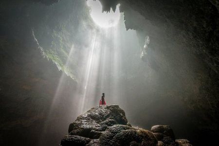 1 day Yogyakarta Tour Jomblang cave and Pindul Cave tubing