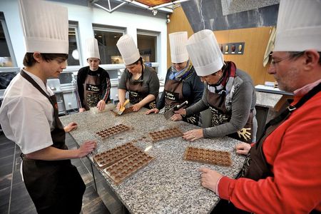 Chocolate Workshop at Choco-Story Brugge
