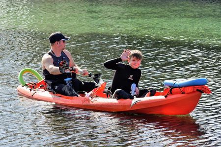 4 Hour Tandem Kayak Rental For Two People In Crystal River, Florida
