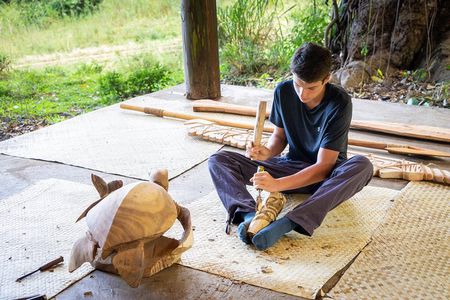 Polynesian Cultural Carving Experience in Holualoa