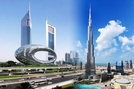 Full Day Dubai City Tour: Burj Khalifa & Underwater Zoo Ticket