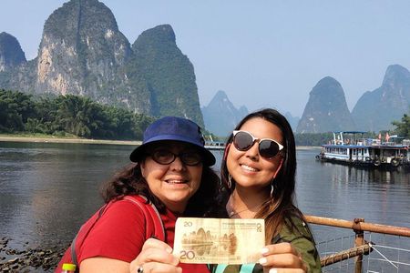 Full-Day Li-River with the 4 Star Luxury Boat VIP Room & Yangshuo E-scooter Tour