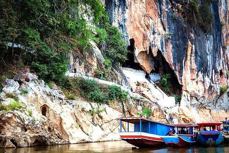 Luang Prabang World Heritage, Pak Ou Caves, River Sunset Cruise