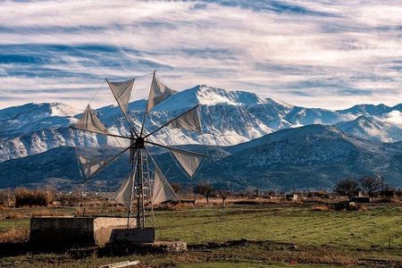 Knossos Palace and Plateau of Lassithi from Heraklion Region