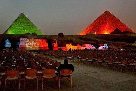 Giza Pyramids Sound and Light Show with Dinner