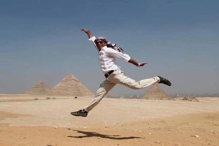 Pyramids photo session tour with professional photographer 