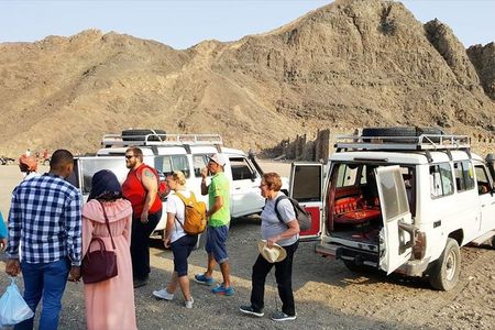 Jeep Desert Super Safari, Quad Bike, Camel Ride, Star Watching & Bedouin Dinner 
