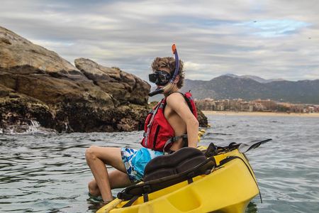 Los Cabos Arch and Playa del Amor Tour by Glass Bottom Kayak
