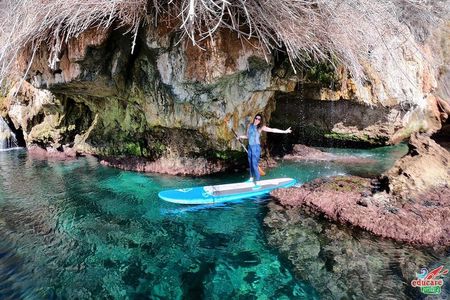Paddle Surfing Cliffs Nerja and Cascade de Maro 
