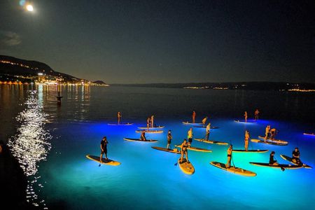 Glowing Stand-Up Paddle Experience in Split