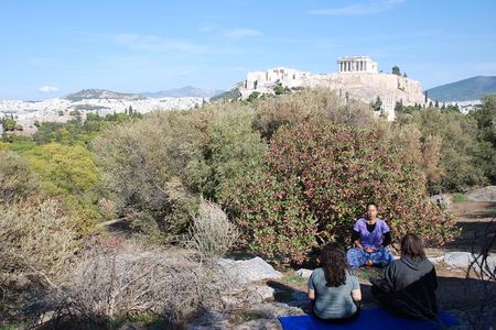 Ancient Greek Meditation & Theta Healing intro at the sacred hill of Acropolis