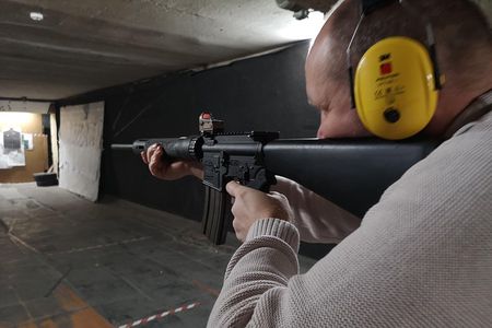 Riga Shooting Range : the Winchester, Glock 17, and Kalashnikov