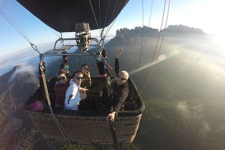 Barcelona:​​ Montserrat Hot Air Balloon Ride with Champagne Toast