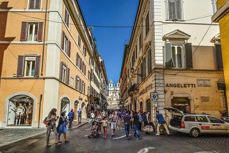 Rome city walking tour spanish steps Trevi Fountain Piazza Navona