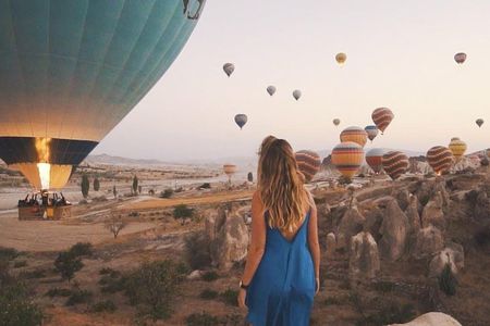 Sunrise Hot-air Balloon in Magical Cappadocia with Breakfast and Champagne