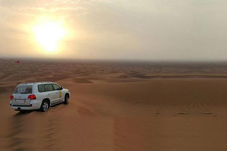 Morning Dune Bashing With Sand Boarding And Camel Ride in Red Dunes Desert 