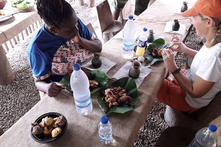 Visit Cocoa & Rubber Plantation-Traditional Ivoirian Village with Local Lunch!