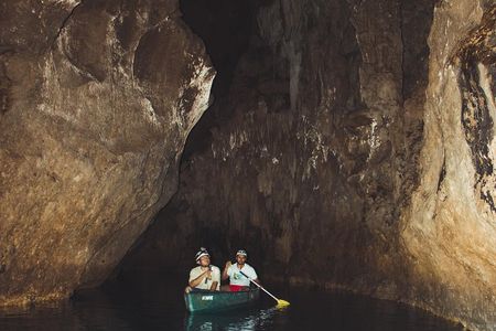 Cave Canoeing at Barton Creek Cave 