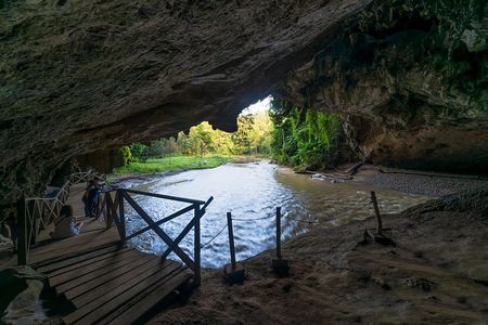  Tham Lod Cave & Pre-Historical Tomb & Bamboo Bridge
