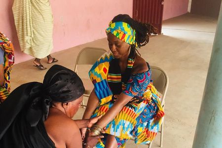 Traditional naming ceremony For African Diasporas in Kumasi 
