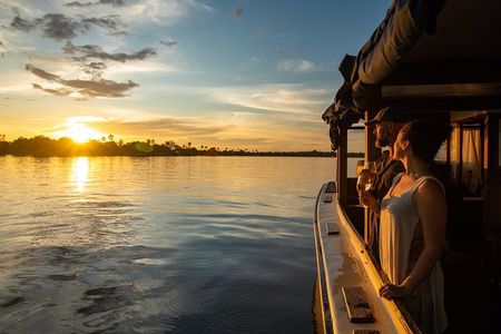 Sunset Cruise over Zambezi River from Victoria Falls