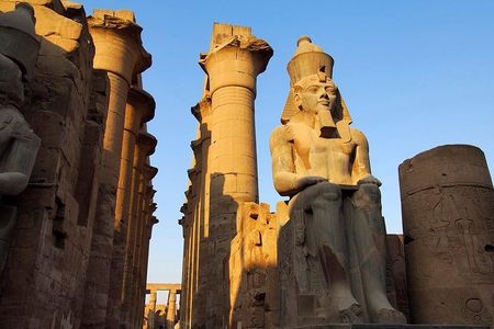 east & west bank of luxor with balloon trip