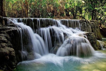 Bangkok Damnoen Saduak Floating Market and Erawan Waterfall (minimum 2 pax)