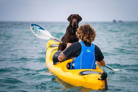 Santorini Sea Caves Kayak Trip with Snorkeling & Picnic