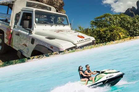 Bora Bora 4WD Tour Including Lunch at Lucky House & Jet Ski Tour