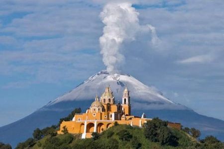 Cholula Pyramid and its churches Puebla
