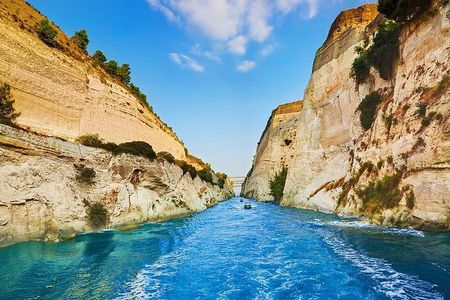 Mercedes Private Tour Corinth Canal-Ancient Nemea & Wine Tasting