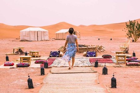 3 day tour from Marrakech to Fes including camel trek to Luxury Camp