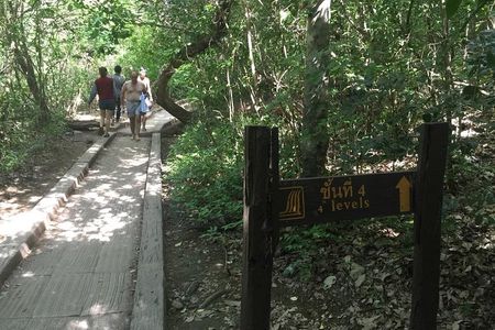 Erawan Waterfall and River Kwai Bridge Day Tour from Bangkok
