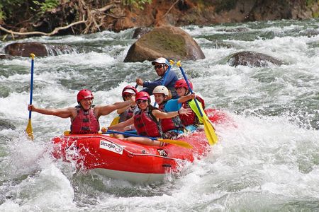 Mambo Combo Canyoning and Rafting near the Arenal Volcano