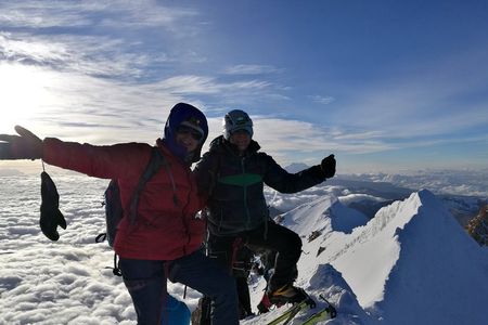 HUAYNA POTOSI 6.088 m.(the most popular mountain in Bolivia)
