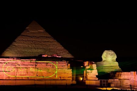 Sound and Light Show at The Pyramids With Dinner