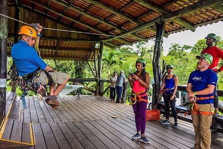 Zipline & Hanging Bridges Adventure Tour in La Fortuna