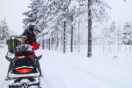 All Day Snowmobile Driving