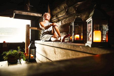 Finnish Sauna and Swimming