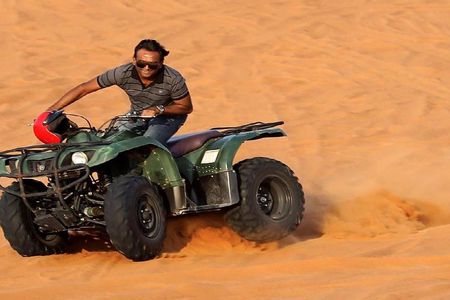 Morning Red Dunes Desert Safari With Quad Bike