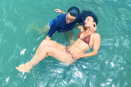 Janzu experience: massage and aquatic relaxation in the lagoon of Moorea

